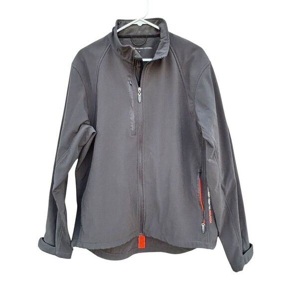 Vodafone McLaren Mercedes Men's XL Gray Softshell Jacket Casual Zip-Up - Picture 1 of 4